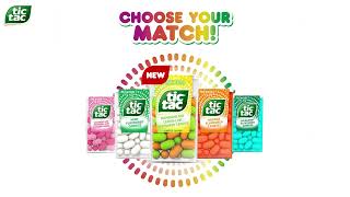 Choose your match with 5 flavors of Tic Tac [upl. by Ydde]