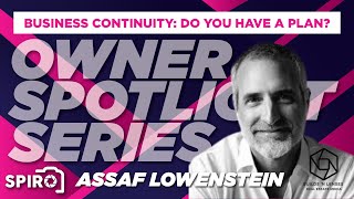 Business Continuity Do You Have a Plan Special Guest Assaf Lowenstein [upl. by Bowers]