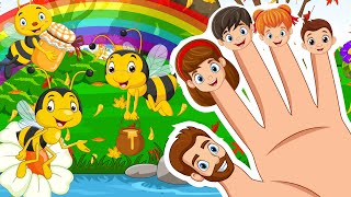 Finger Family  Honey Bees  Nursery Rhymes amp Kids Songs  Baby Songs [upl. by Combes573]