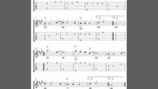 Banana Man  Guitar tab sheet music solo [upl. by Hartzell130]