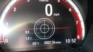 2017 Honda Civic Si G Force meter Shift Lights Lap Timer [upl. by Inan410]