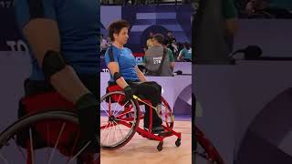 Emine Seçkin 🇹🇷Paris2024 TeamTürkiye Paralympics Badminton China Türkiye [upl. by Eicak777]