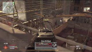 COD MW2 Team Deathmatch  Unstoppable Camping on Highrise [upl. by Ajnos]