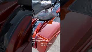 2023 Harley Davidson CVO riders backrest Overhaul OEM Seat and add Wildbore 125” saddlebag guards [upl. by Prevot26]