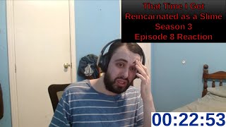 That Time I Got Reincarnated as a Slime Season 3 Episode 8 Reaction  ANIME REACTION [upl. by Nalat951]