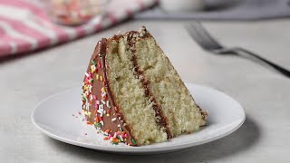 How To Make The Perfect Classic Yellow Cake • Tasty Recipes [upl. by Drew]