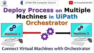 Deploy Process in Multiple Machines in UiPath OrchestratorUiPath Tutorial for Beginners  UiPathRPA [upl. by Annahahs]