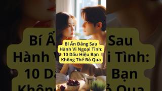 Bí Ẩn Đằng Sau Hành Vi Ngoại Tình 10 Dấu Hiệu Bạn Không Thể Bỏ Qua [upl. by Aneehs]