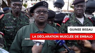 Guinée Bissau  la déclaration musclée de Embalo [upl. by Ahsinotna759]