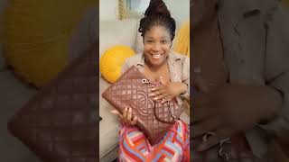 Chanel GST TOTE Bag Unboxing from quotTheRealRealquot [upl. by Hameean]