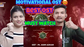 Indian Reaction On Sinf E Aahan  OST  Ft Asim Azhar  Zabardast Reaction [upl. by Initirb]