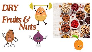 Dry Fruits amp Nuts English Name for Kids [upl. by Gariepy]