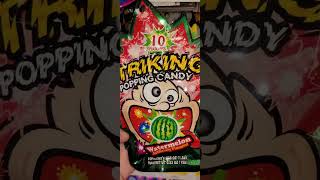 Striking Popping Candy 🍬 candy poppingcandy shortvideos [upl. by Laup]