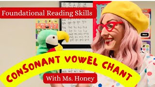 Blending Consonants and Vowels  TwoLetter CV Blends Chant  Learn to Read in English [upl. by Randell]