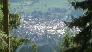 Oberammergau  Der Blick von der KolbensattelHütte [upl. by Esirahc971]