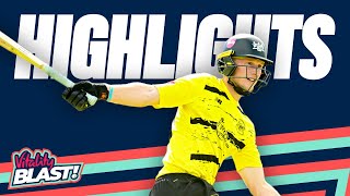 Last Ball Thriller  Somerset v Gloucestershire  Highlights  Vitality Blast 2024 [upl. by Alemac]