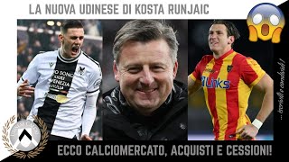 🦆 una UDINESE di ANITRA e STARNE per RUNJAIC ECCO il CALCIOMERCATO ACQUISTI e ROSA FINALE [upl. by Ellora]