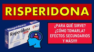 🔴 RISPERIDONA  PARA QUÉ SIRVE EFECTOS SECUNDARIOS MECANISMO DE ACCIÓN Y CONTRAINDICACIONES [upl. by Ardelis627]