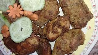 steam fried chickenNasima Chowdhury easy recipe homemade [upl. by Kunkle]