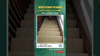 ✅Satisfying Stair Carpet Cleaning  New Providence NJ [upl. by Con]