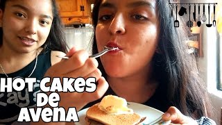 Hot Cakes de avena y platano Receta facil y rapida I Silvana [upl. by Winfrid945]