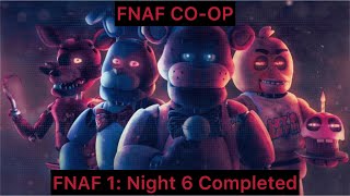 Roblox  Fnaf Cooop Fnaf 1 Night 6 Completed [upl. by Rudelson]