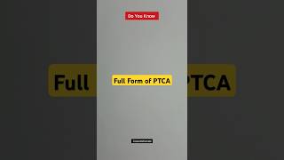 Full Form of PTCA  Corporate Kurradu  shorts fullforms gk generalknowledge gkquiz fullform [upl. by Ocsisnarf]