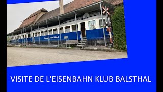 Visite du réseau HO de lEisenbahn Klub Balsthal [upl. by Sarine149]