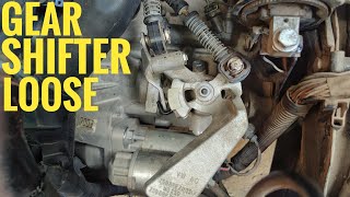 GEAR SHIFTER  SELECTOR LOOSE  ADJUSTMENT  CABLE  LUBRICATION  HOW TO  VW [upl. by Lartnom]