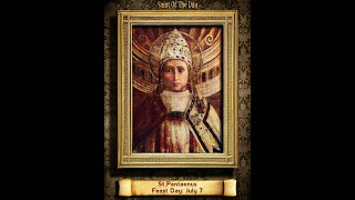 Saint of the Day — July 7 — Saint Pantaenus saintoftheday [upl. by Ardnuahc612]