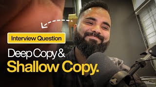 Deep Copy amp Shallow Copy  Interview Question  JavaScript [upl. by Amehsat396]