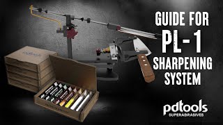 Guide for manual sharpener PL1 from PDTools Superabrasives [upl. by Laurentium]