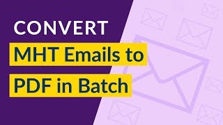 How to Batch Convert MHT to PDF I Change MHT to PDF I Export MHTML to PDF in Batch [upl. by Macknair104]