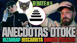 ANECDOTAS DTOKE BIZARRAP BIZCA QUINTO ESCALÓN 😂📸 D BATE 5 con HDR Y BARBA ROJA [upl. by Elletnuahs]