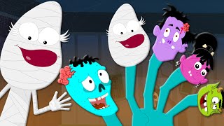 Halloween Songs  Monsters Finger Family  Spooky Songs For Childrens  Nursery Rhymes [upl. by Akiemaj485]