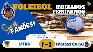 Iniciadas fem  MTBA  Famões CA A  CR Div B  1ª Fase  2425 [upl. by Arlene804]