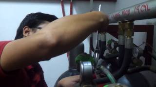 How to dismantle argonite gas valve [upl. by Pretrice]