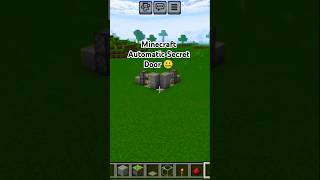 Minecraft Automatic Secret Door 🤐  minecraft shorts [upl. by Lacram]