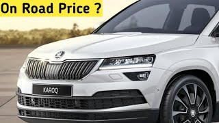 Skoda Karoq 2020 SUV on Road Price in India  Interior Exterior Engine Mileage  Auto With Sid [upl. by Catina]