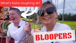 WHATS KATIE LAUGHING AT l Bloopers of Beamish comedy newchannel history [upl. by Adlai]