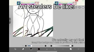 Art stealers be like myArtDoNotSteal art oc [upl. by Adley]