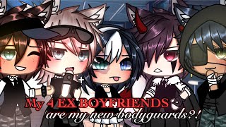 My 4 ex boyfriends are my new bodyguards ⁉️💢  Gacha Life Mini Movie  POLY  GLMM [upl. by Uba676]