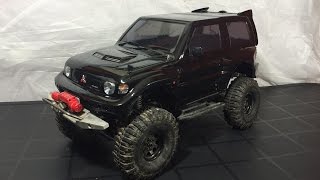 New Mitsubishi Pajero Body from Killerbody for my SCX10 [upl. by Yreneh]