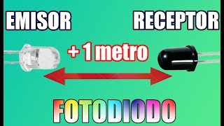 CIRCUITO SENSOR INFRARROJO CON UN RANGO DE DETECCIÓN MÁS DE 1 METRO [upl. by Olsen]