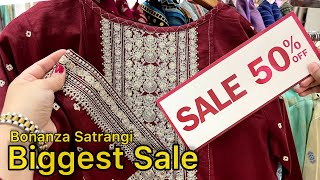 Flat 50 off bonanza satrangi sale today [upl. by Elbon]