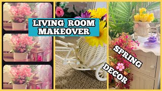 Budget Friendly Spring Decoration Indian Living Room makeover in America  Rental Friendly [upl. by Heaps159]