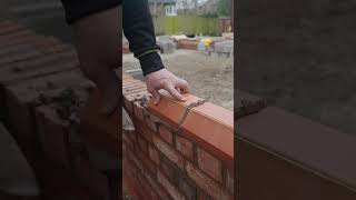 these plinths really make the brickwork pop 🤩 bricklayer bricklaying brickwork builder diy [upl. by Grussing]