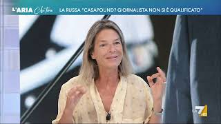 Claudia Fusani spezza una lancia a favore di Ignazio La Russa quotCome giornalista lo ringrazio [upl. by Aicilic]