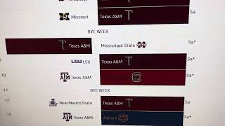 Texas AampM Aggies Football Schedule 2024 Predictions GameByGame [upl. by Navar825]