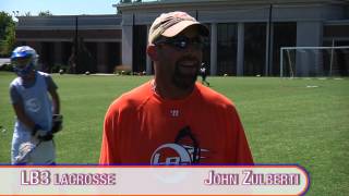 John Zulberti talks LB3 Lacrosse [upl. by Niuqauj]